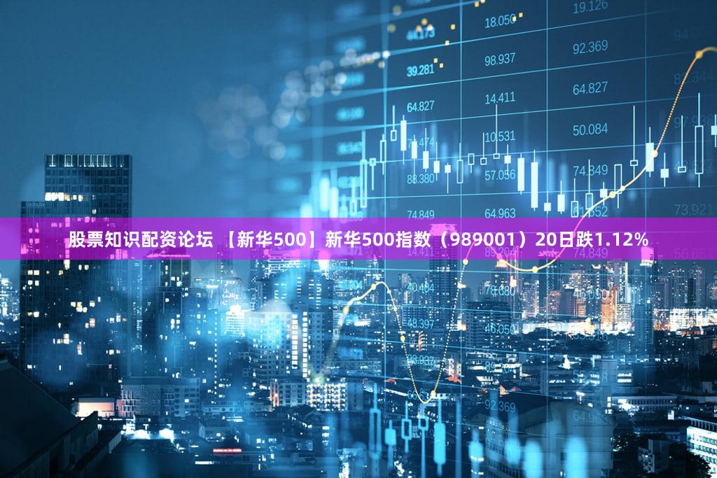股票知识配资论坛 【新华500】新华500指数（989001）20日跌1.12%