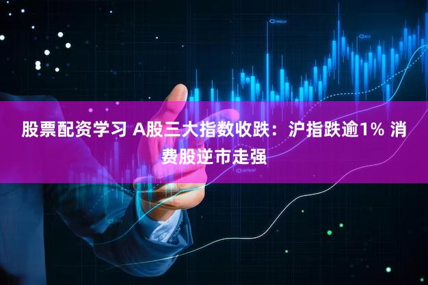 股票配资学习 A股三大指数收跌:沪指跌逾1% 消费股逆市走强
