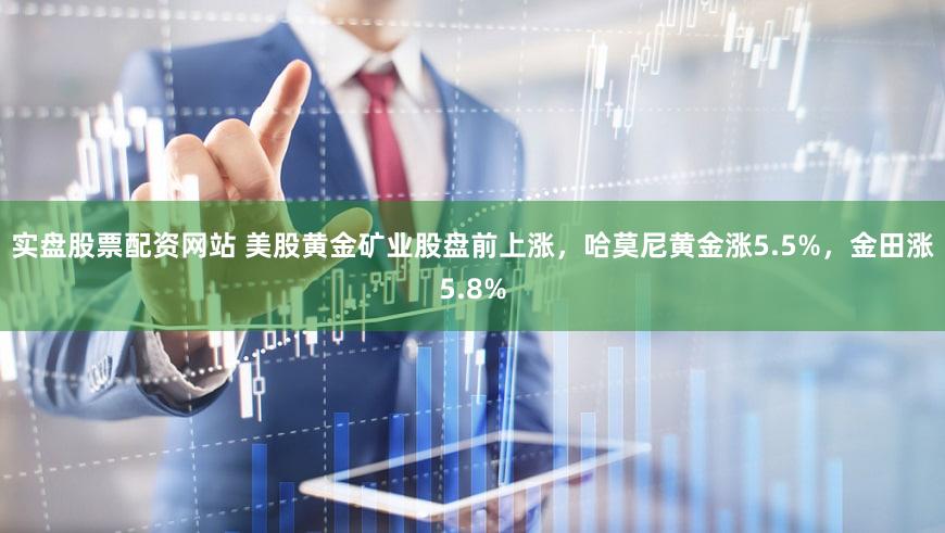 实盘股票配资网站 美股黄金矿业股盘前上涨，哈莫尼黄金涨5.5%，金田涨5.8%