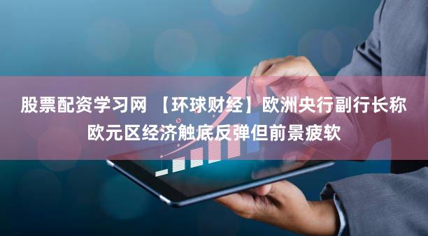 股票配资学习网 【环球财经】欧洲央行副行长称欧元区经济触底反弹但前景疲软
