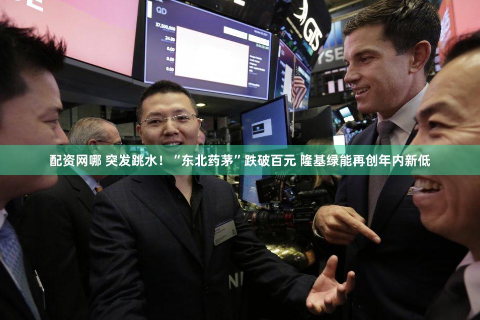 配资网哪 突发跳水！“东北药茅”跌破百元 隆基绿能再创年内新低