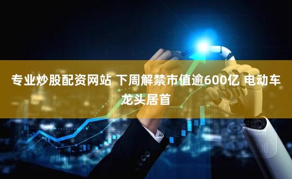 专业炒股配资网站 下周解禁市值逾600亿 电动车龙头居首