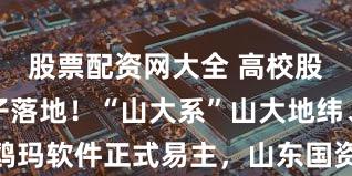 股票配资网大全 高校股权划转靴子落地！“山大系”山大地纬、鸥玛软件正式易主，山东国资精准接盘谋协同